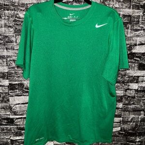 Nike Men's Green Dri-FIT Tee